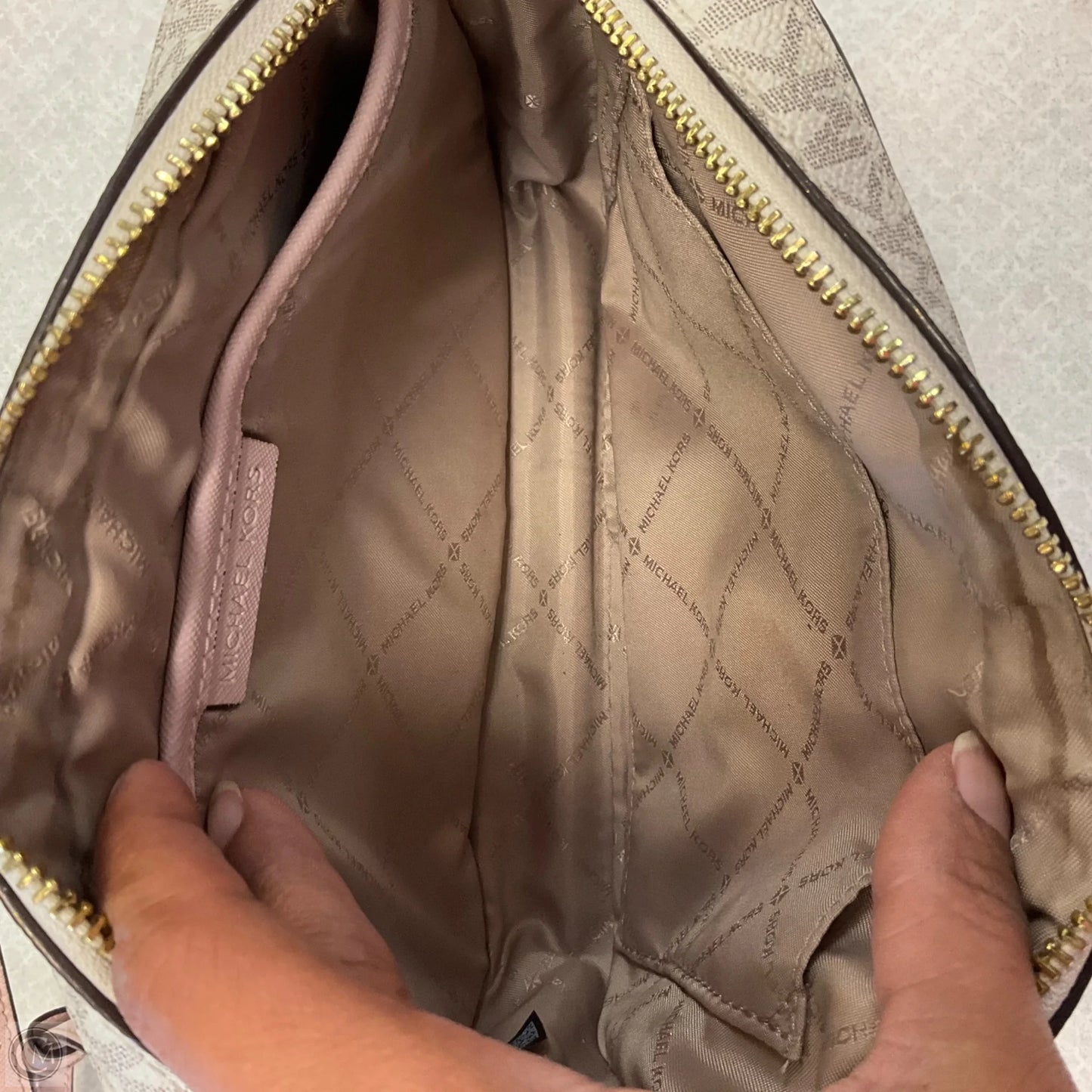 Crossbody Designer By Michael Kors, Size: Medium