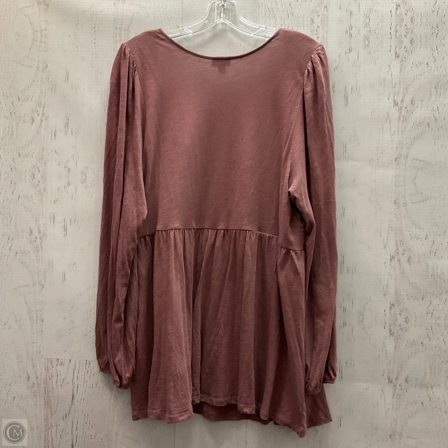 Top Long Sleeve By Torrid In Pink, Size: 2x
