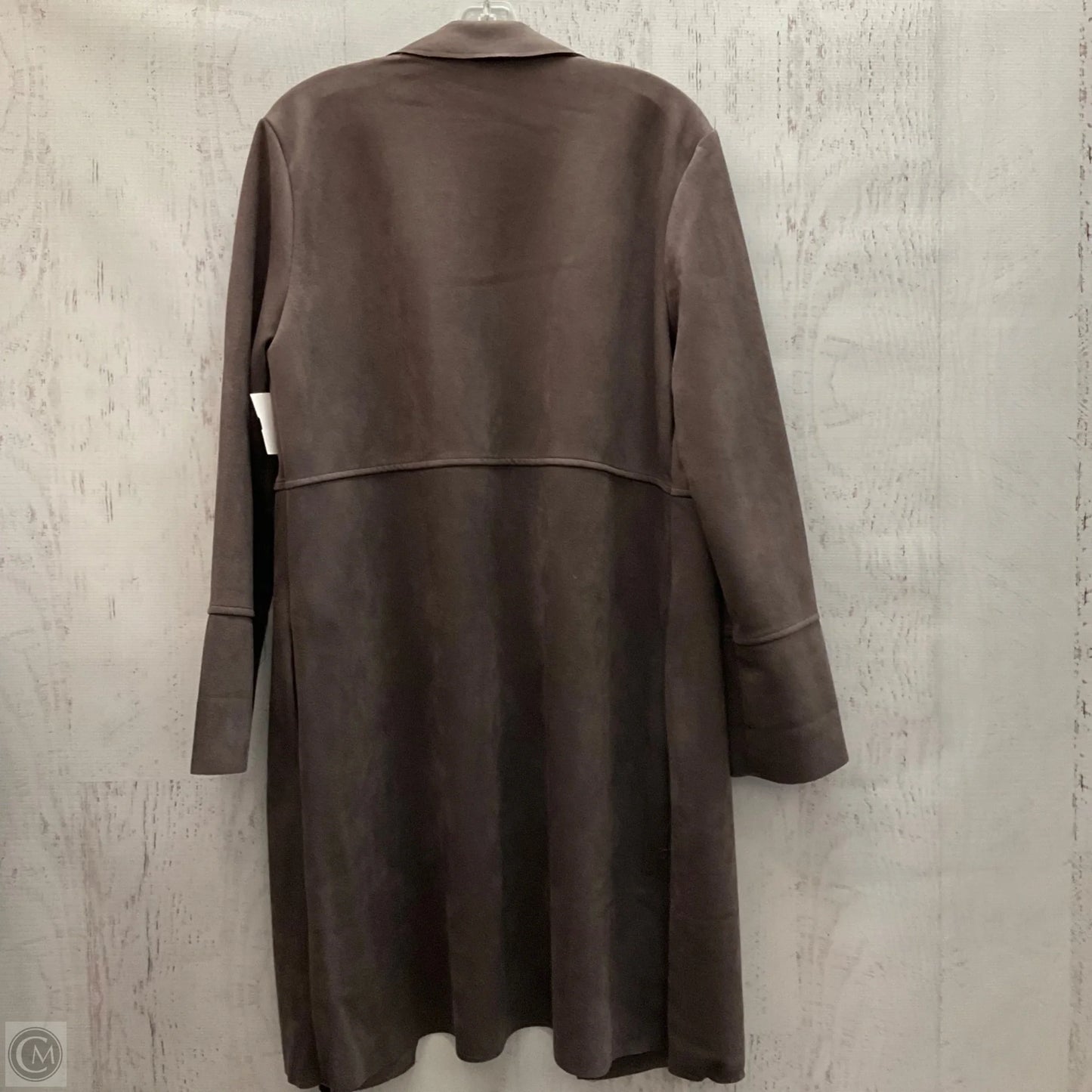 Coat Trench Coat By Premise In Brown, Size: Xl