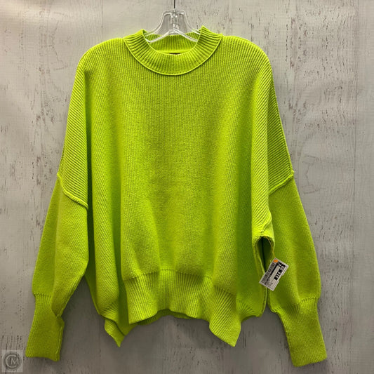 Sweater By Free People In Green, Size: Xs