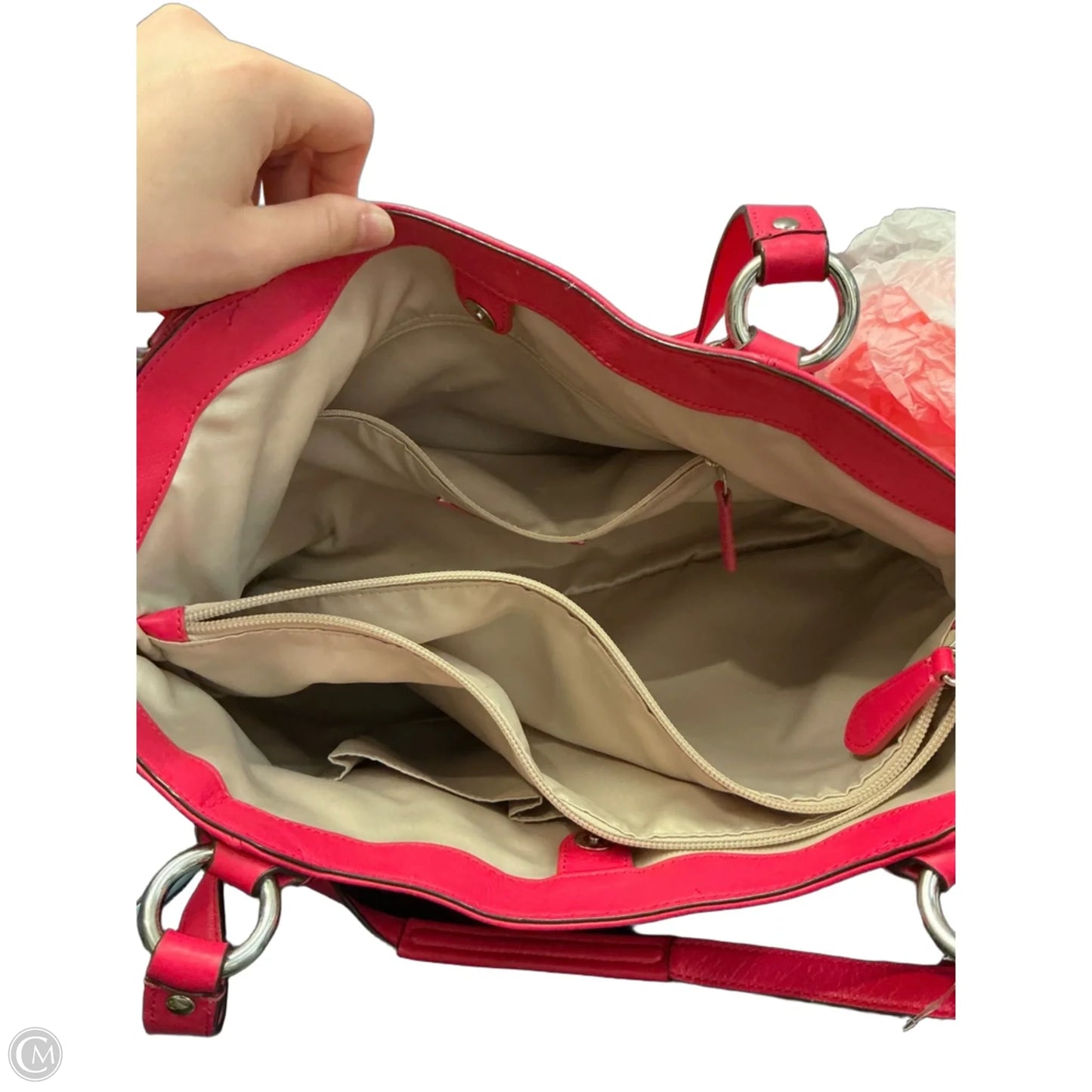Handbag Designer By Coach, Size: Large