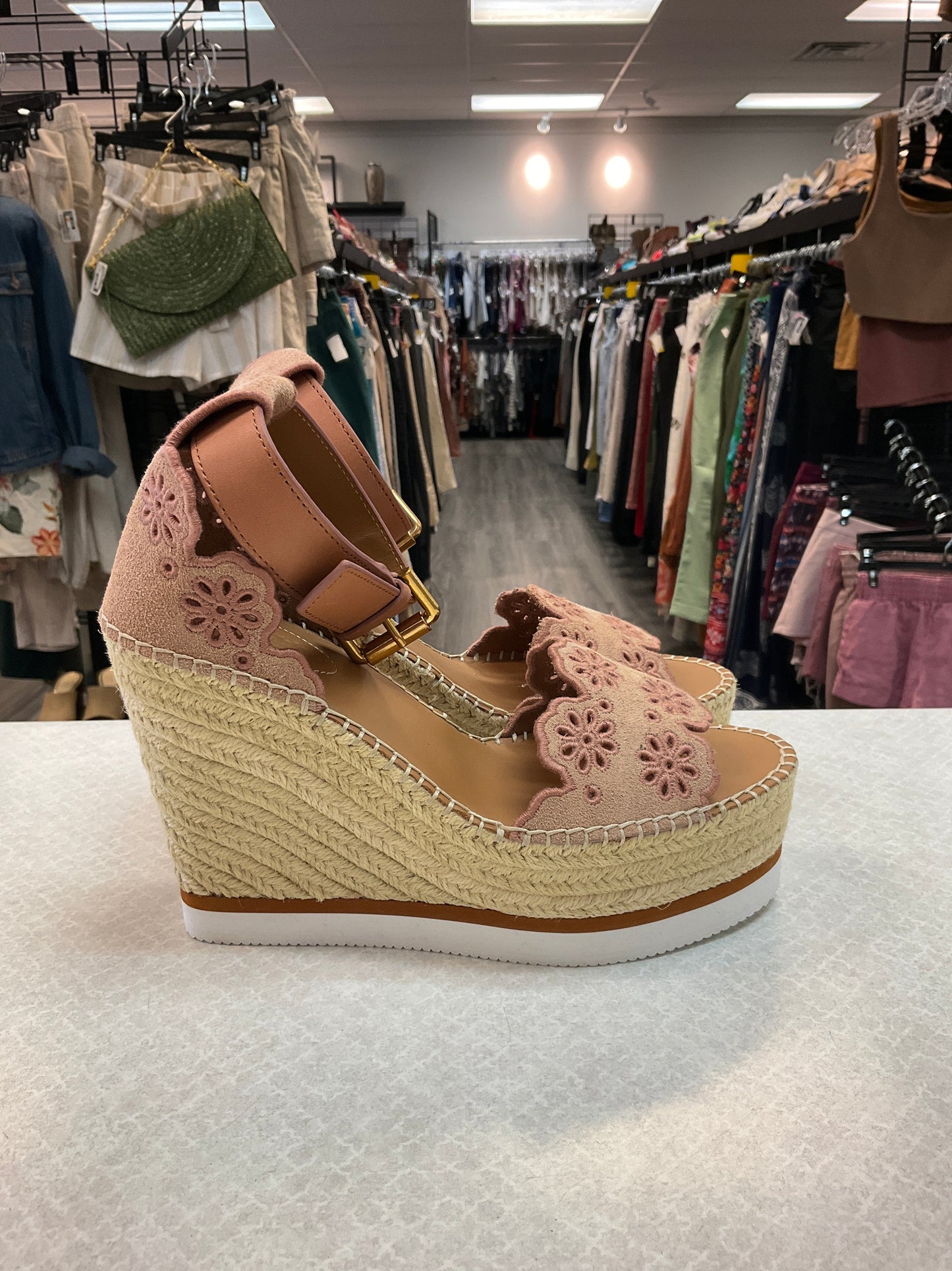 Shoes Heels Wedge By See By Chloe Size: 7.5