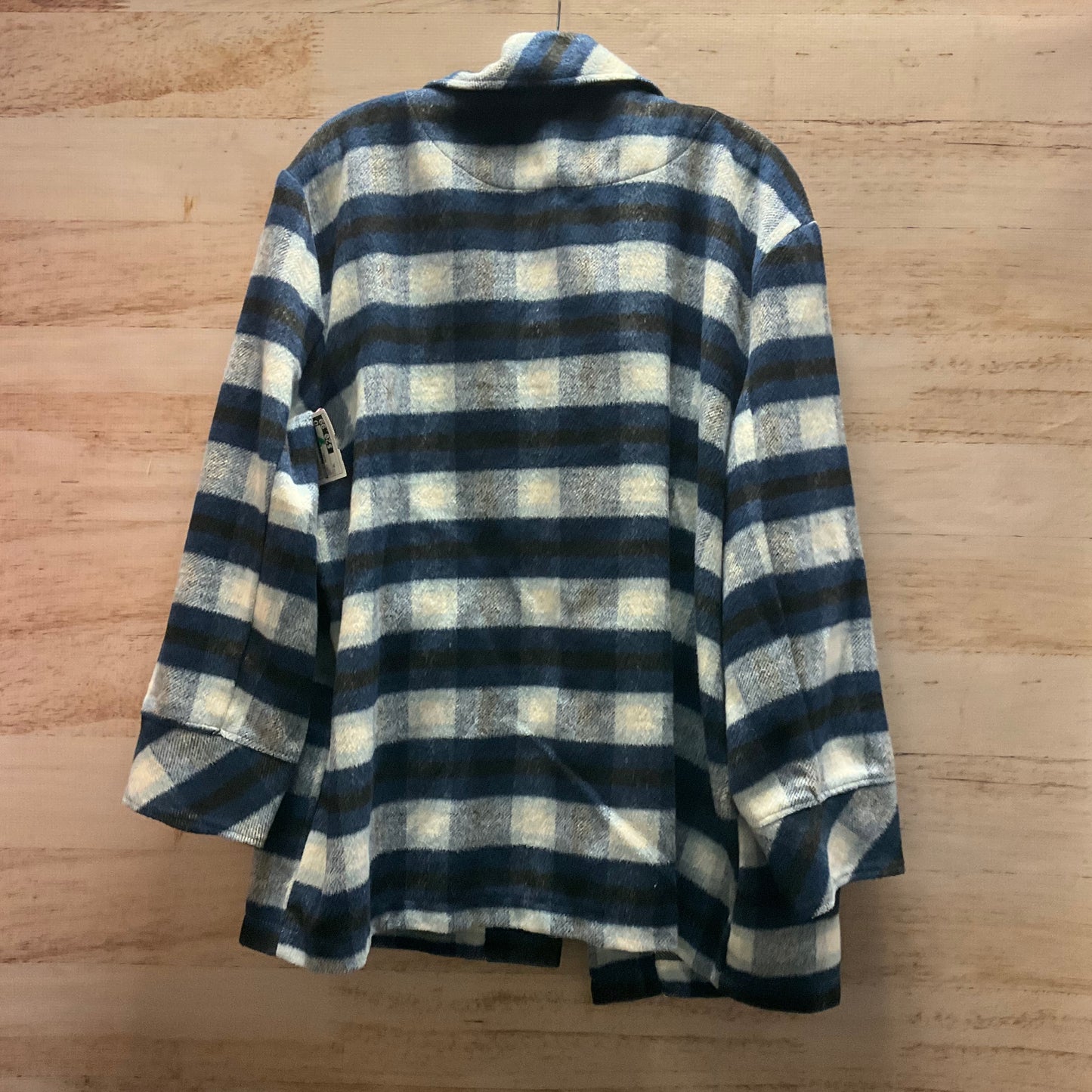 Jacket Shirt By Kensie In Navy, Size: Xl