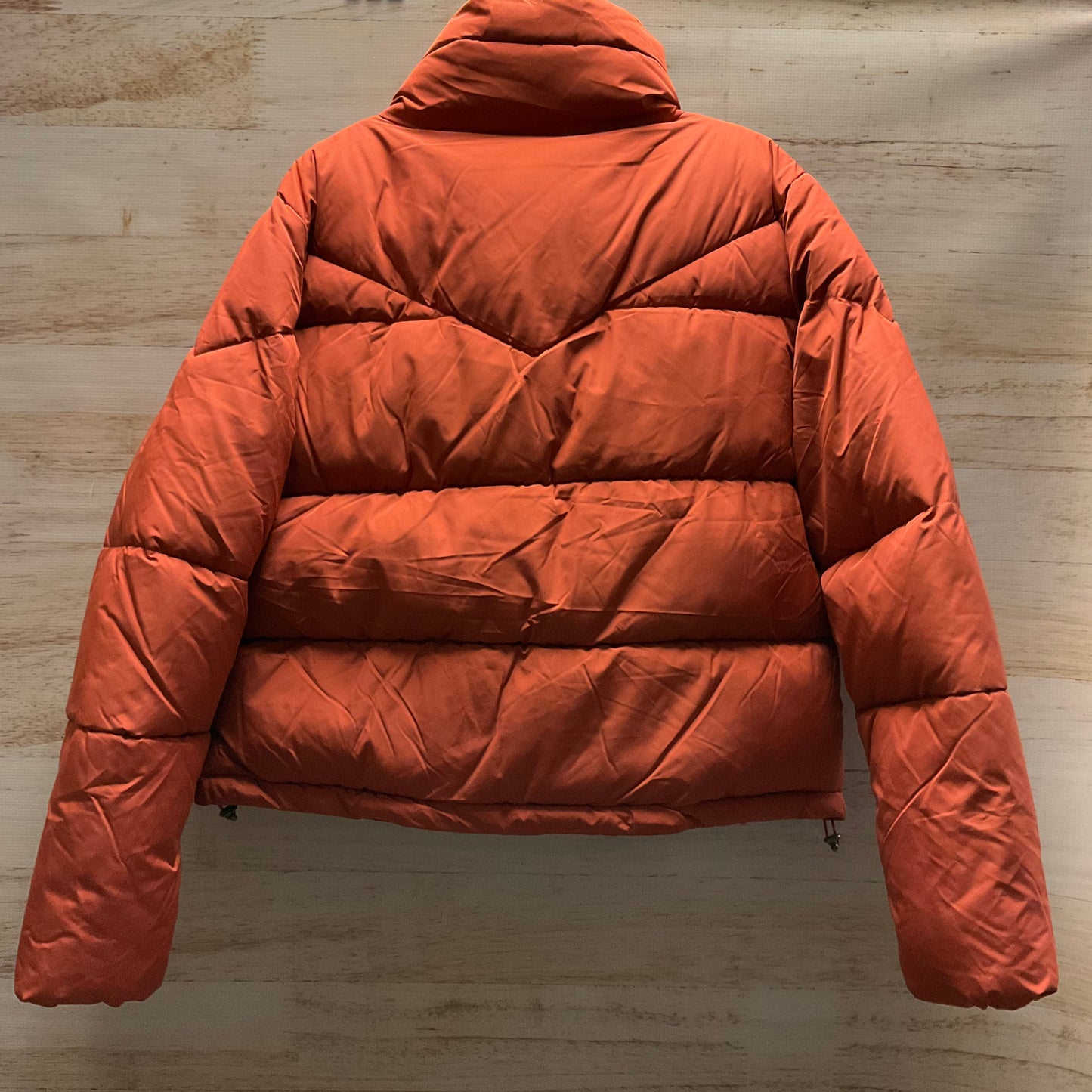 Coat Puffer & Quilted By Fashion Nova In Orange, Size: Xl