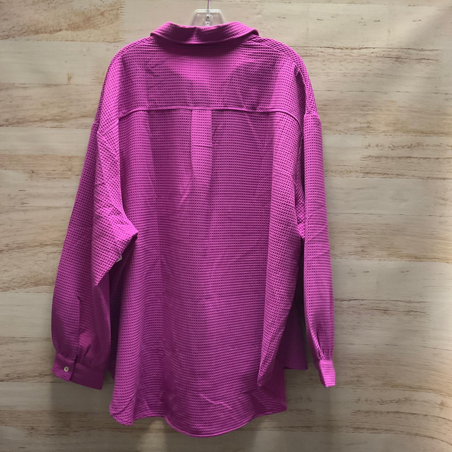 Top Long Sleeve By Entro In Pink, Size: 2x