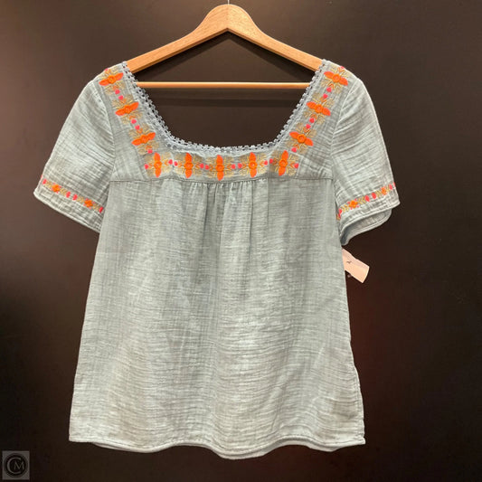 Top Short Sleeve By Boden In Blue, Size: S