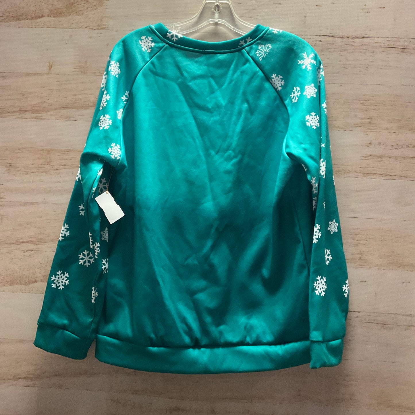 Top Long Sleeve By Clothes Mentor In Green, Size: L