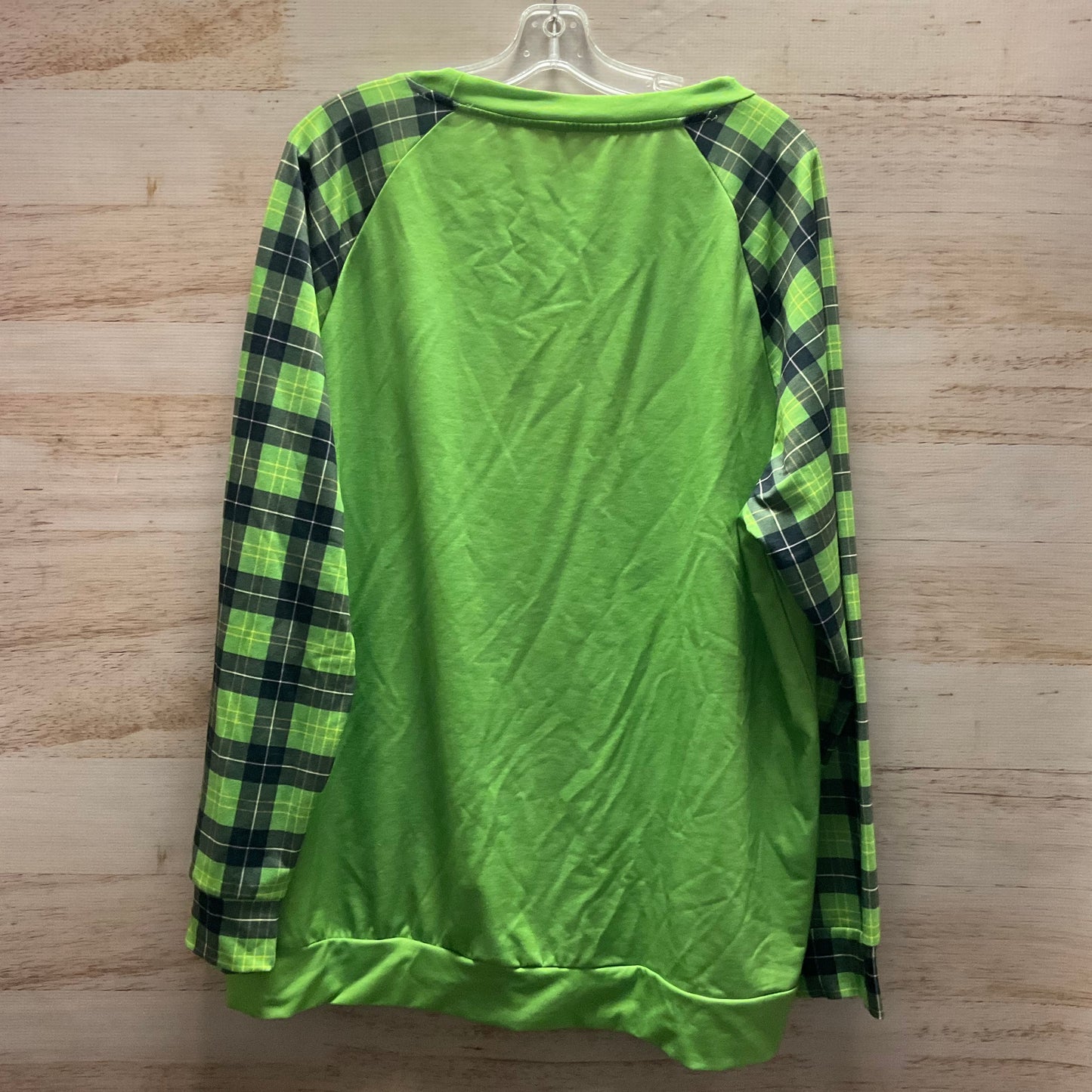 Top Long Sleeve By Clothes Mentor In Green, Size: Xl