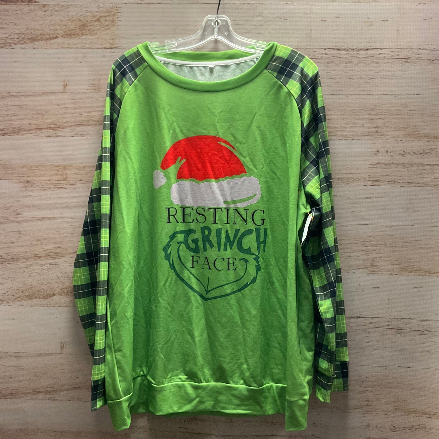 Top Long Sleeve By Clothes Mentor In Green, Size: Xl