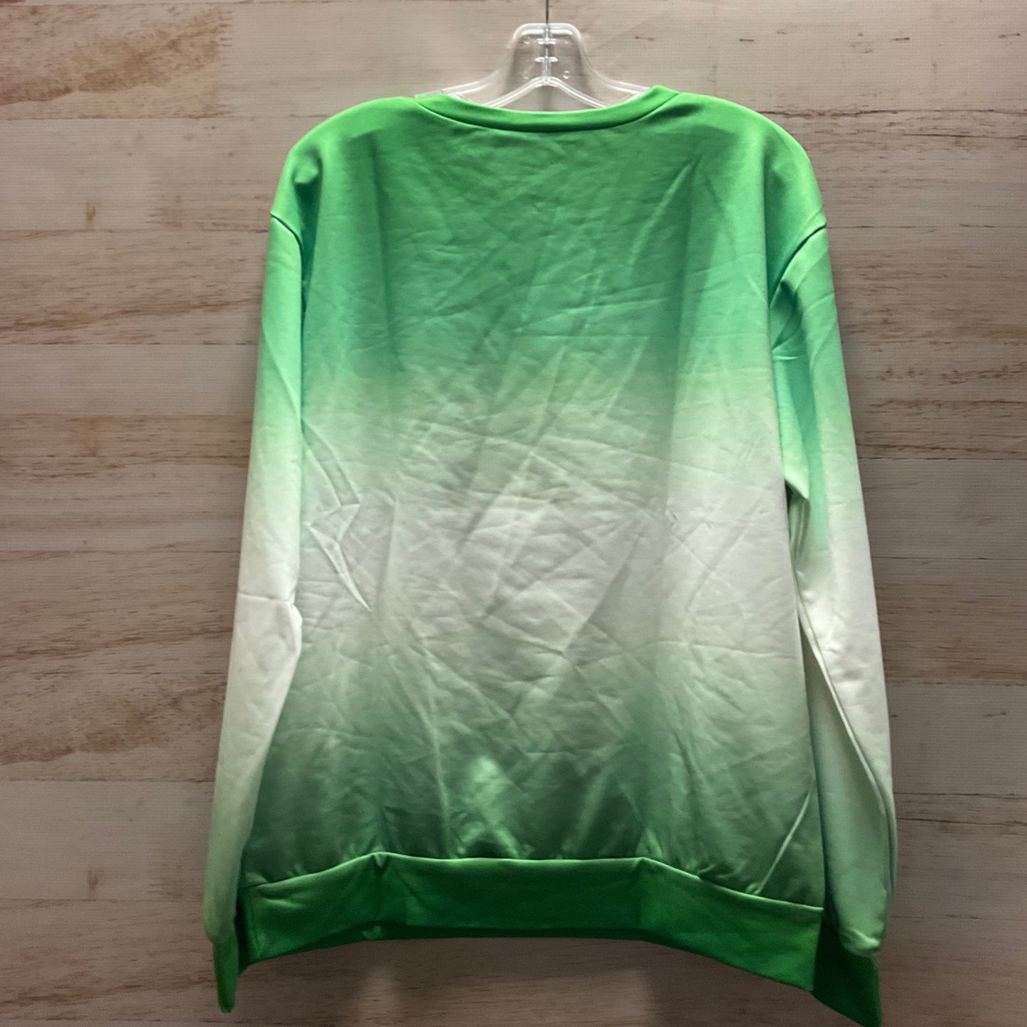 Top Long Sleeve By Clothes Mentor In Green, Size: M