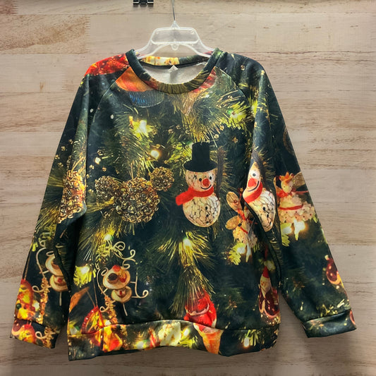 Top Long Sleeve By Clothes Mentor In Green, Size: Xl