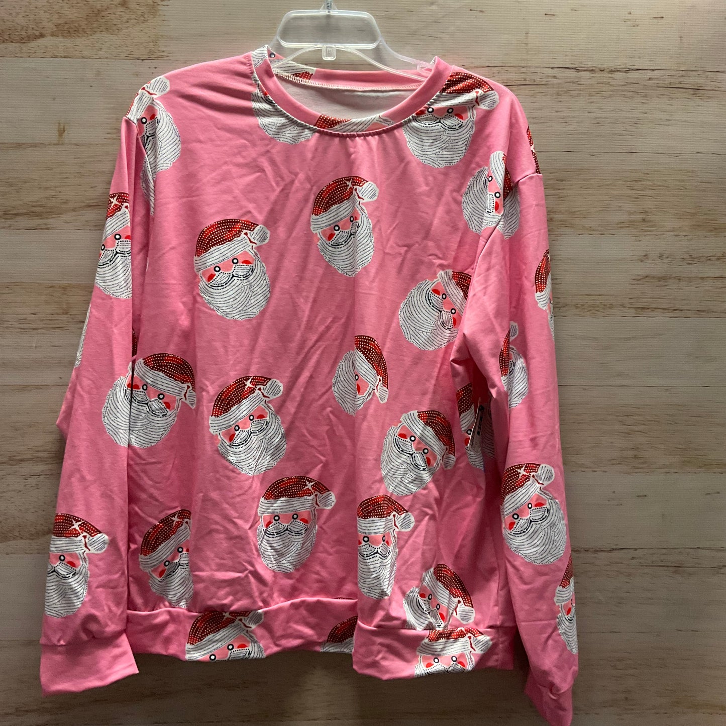 Top Long Sleeve By Clothes Mentor In Pink, Size: 1x