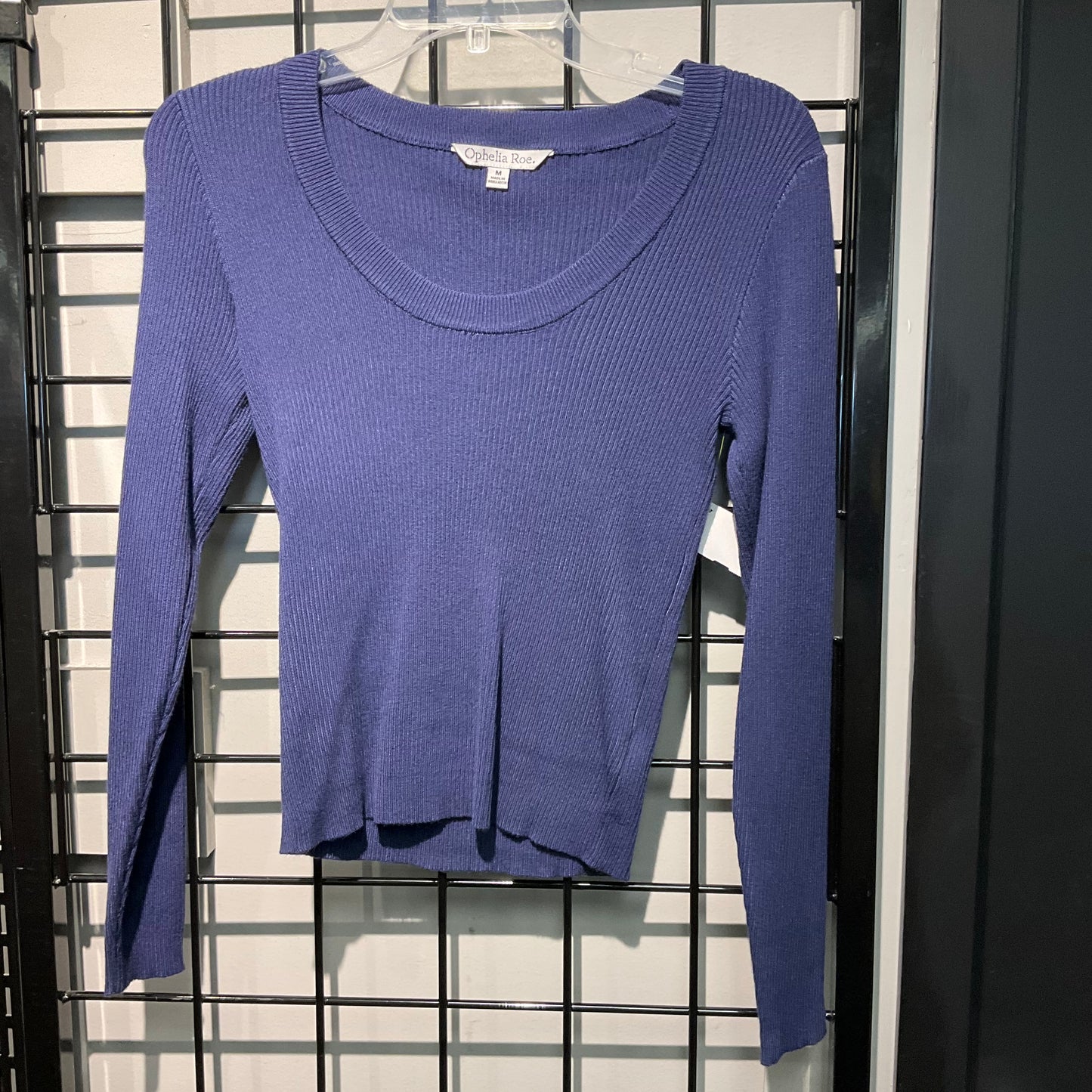 Top Long Sleeve By Ophelia Roe In Blue, Size: S