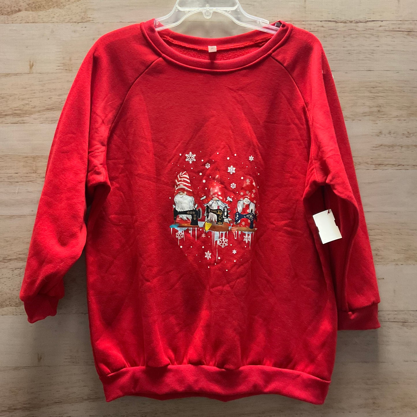 Top Long Sleeve By Clothes Mentor In Christmas, Size: M