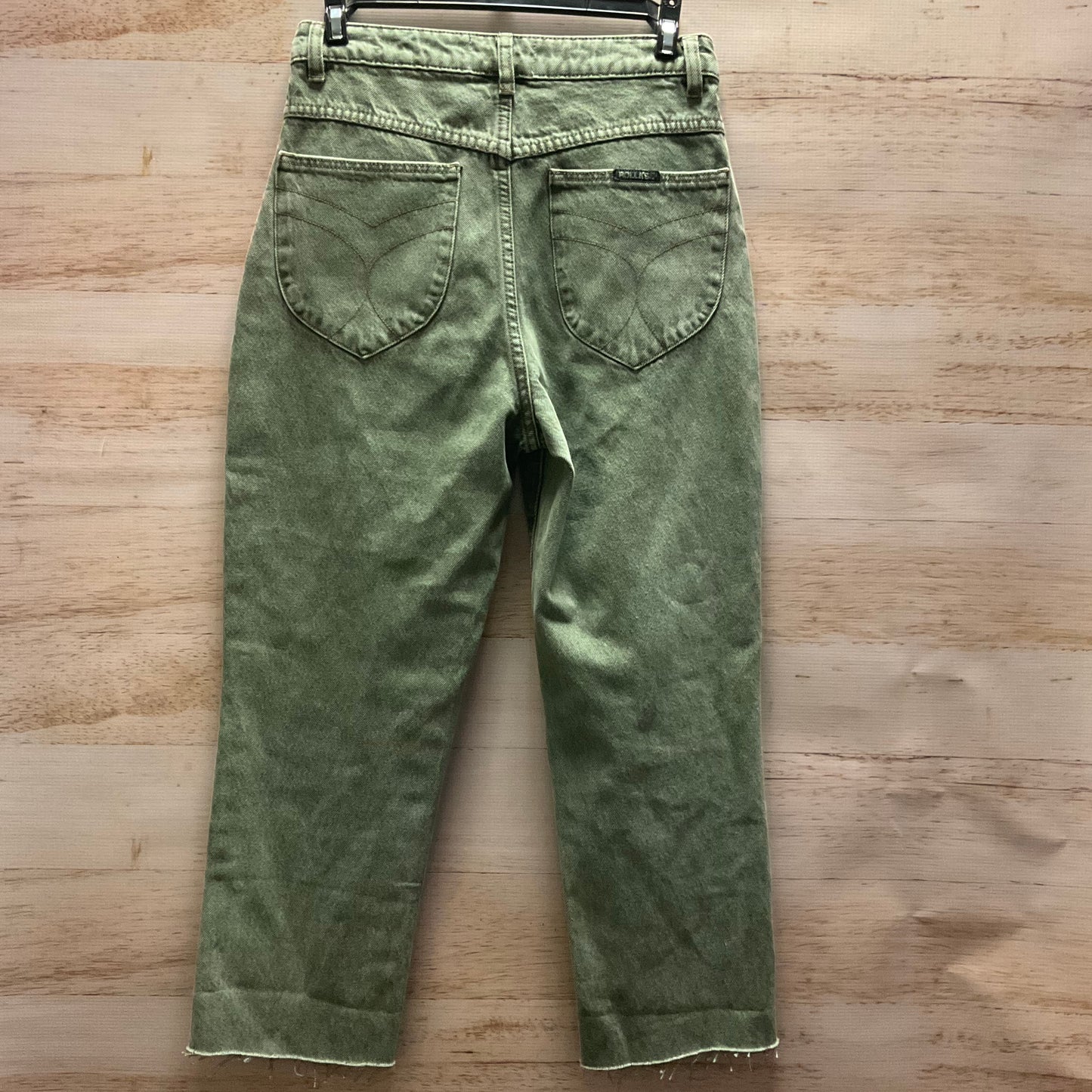 Jeans Straight By Rollas In Green, Size: 8