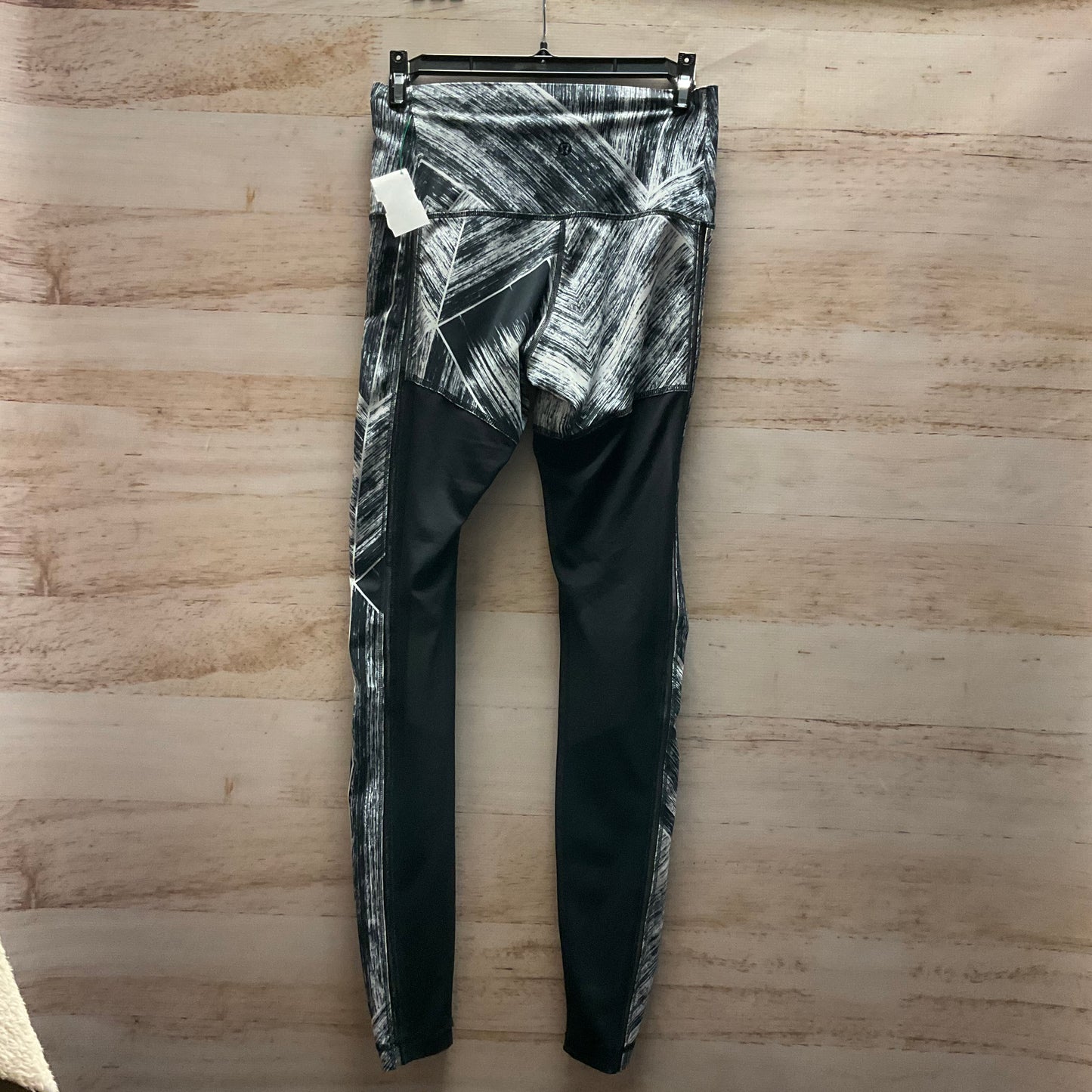 Athletic Leggings By Lululemon In Black & Grey, Size: 4