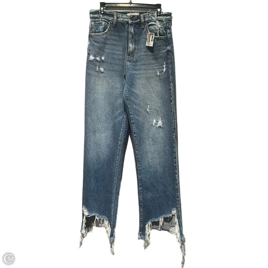 Jeans Straight By Kancan In Blue Denim, Size: 4