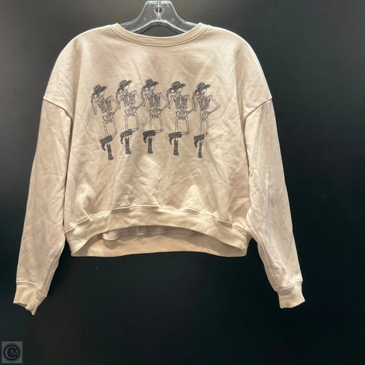 Top Long Sleeve By Altard State In Tan, Size: S