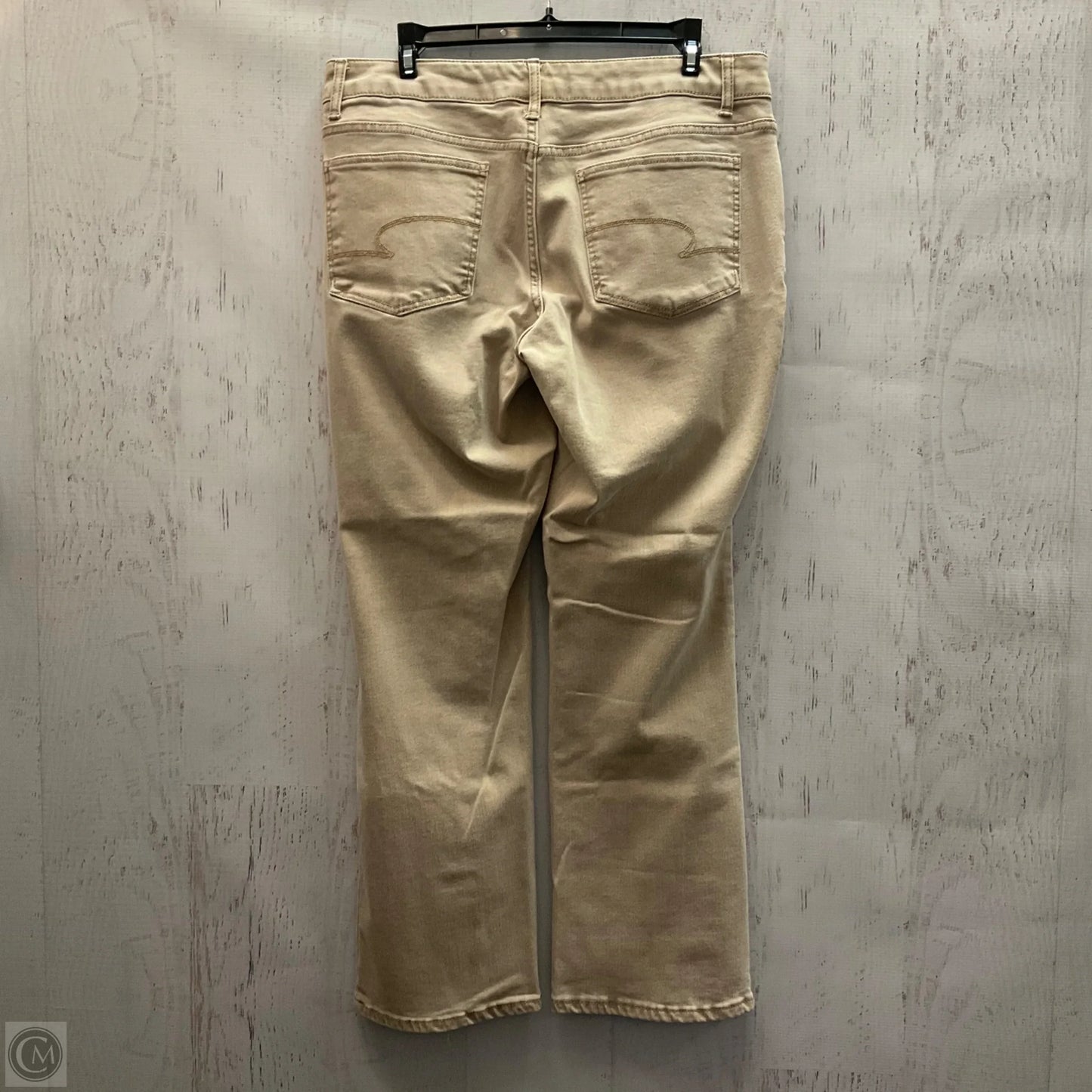 Jeans Boot Cut By Time And Tru In Tan, Size: 16