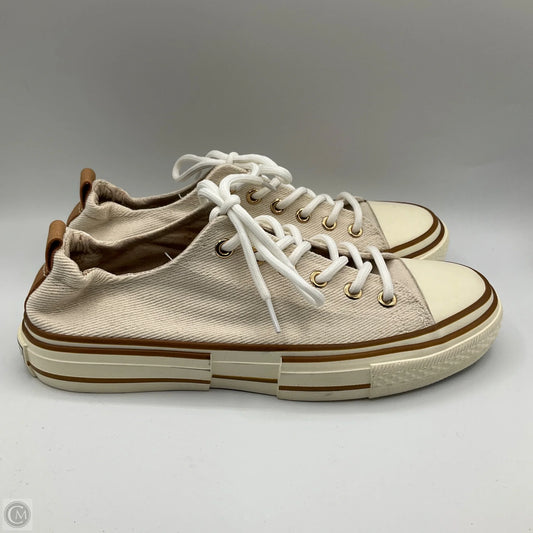 Shoes Sneakers By Very G In Cream, Size: 9