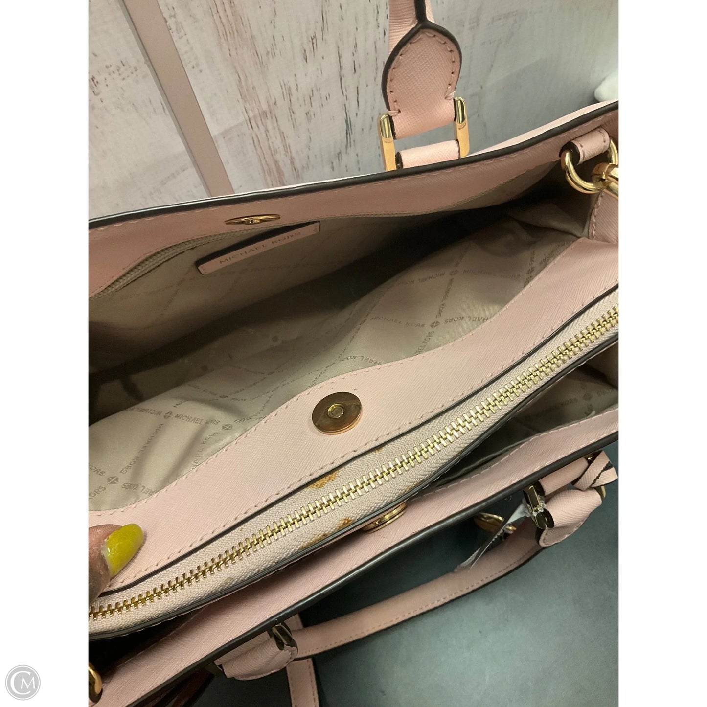 Handbag Designer By Michael Kors, Size: Large