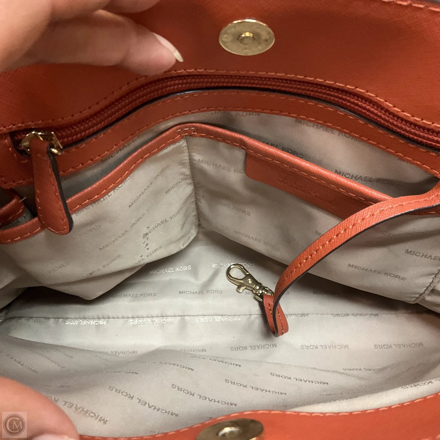 Handbag Designer By Michael Kors, Size: Medium