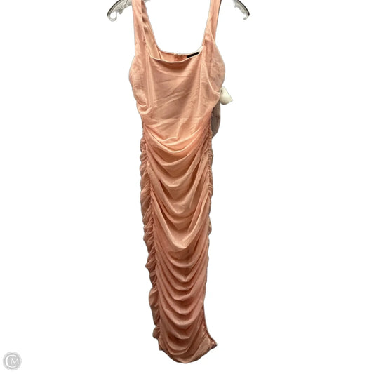 Dress Casual Maxi By Clothes Mentor In Peach, Size: M