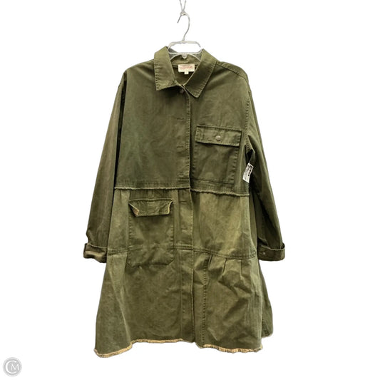 Jacket Other By Clothes Mentor In Green, Size: 2x