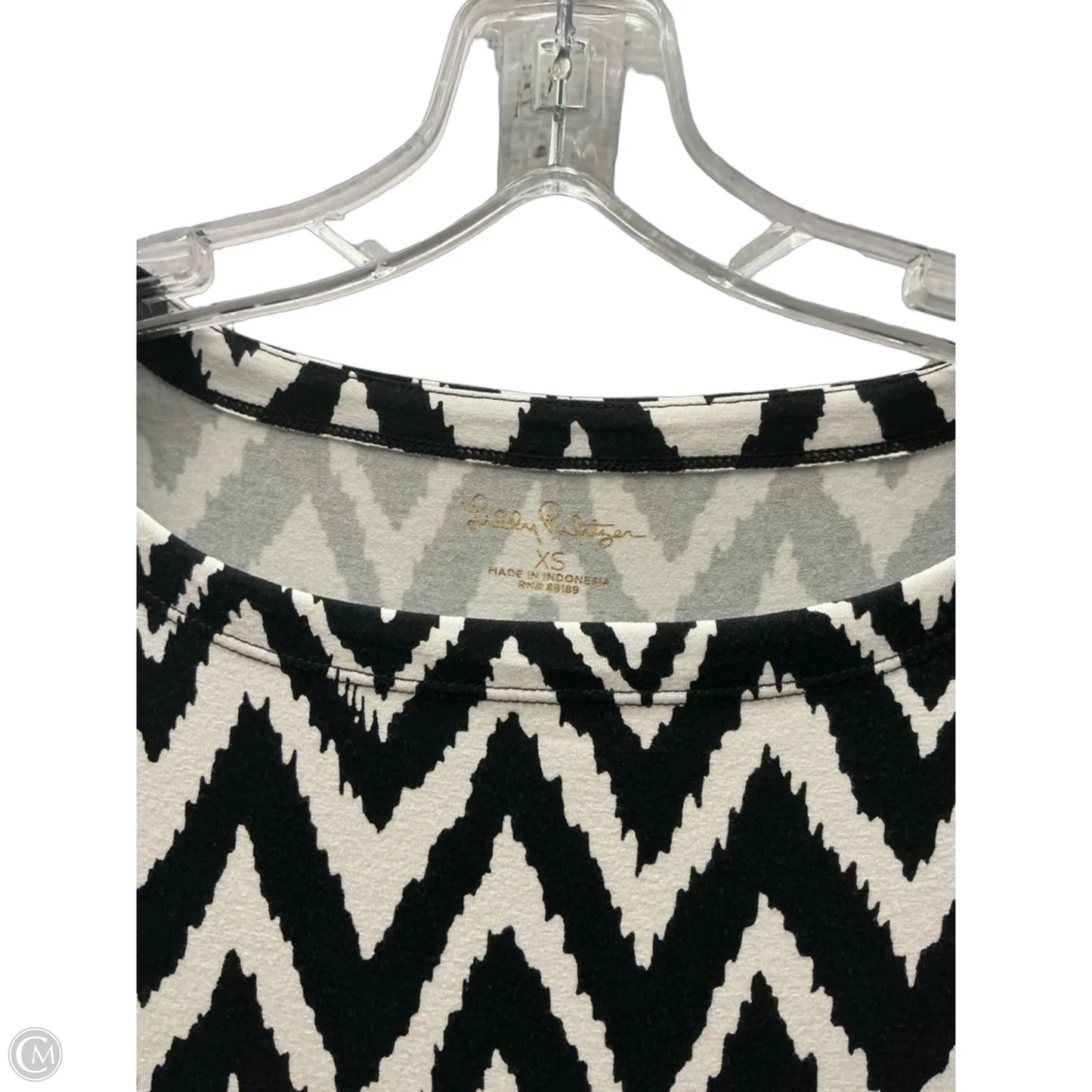 Dress Designer By Lilly Pulitzer In Black & White, Size: Xs
