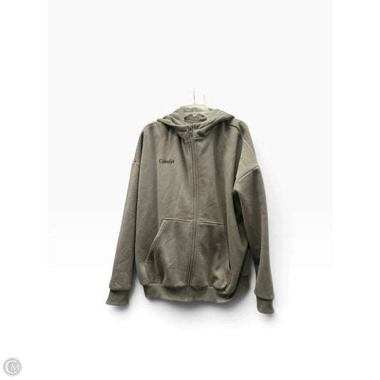 Sweatshirt Hoodie By Comfrt In Grey, Size: M