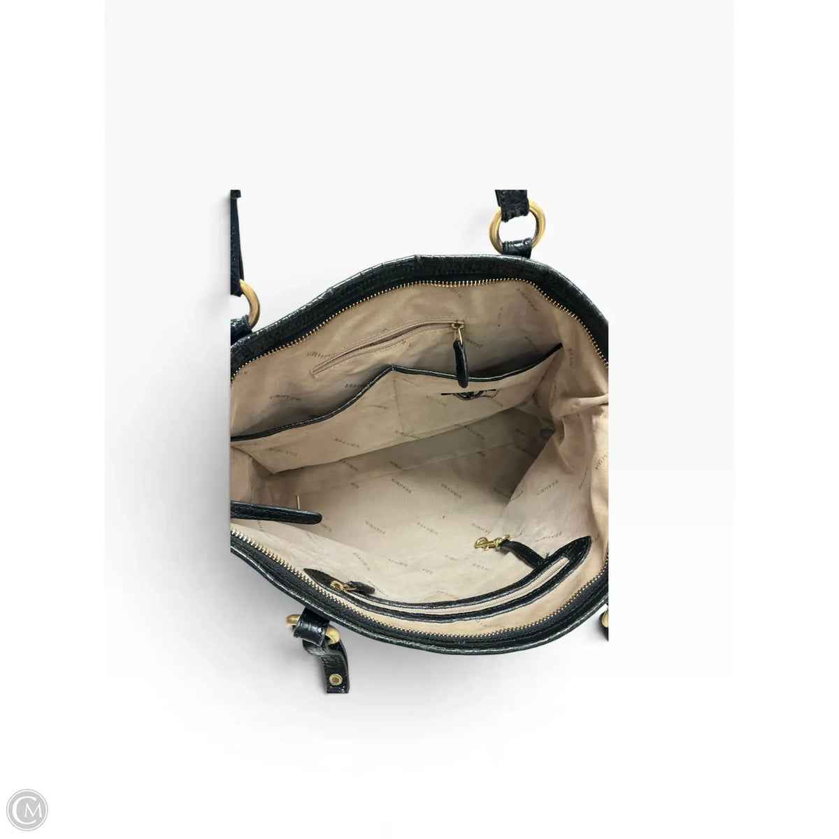 Handbag Designer By Brahmin, Size: Large