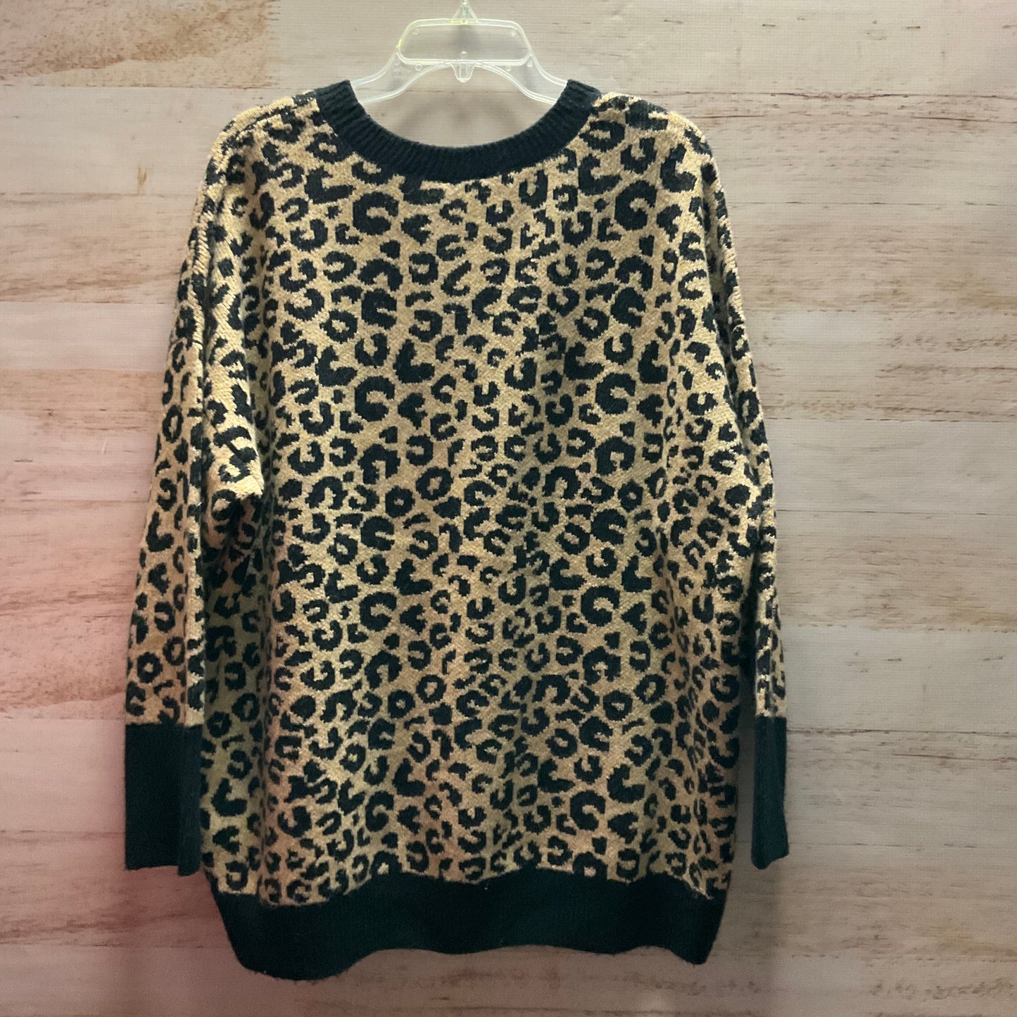 Sweater By Vince Camuto In Animal Print, Size: 1x