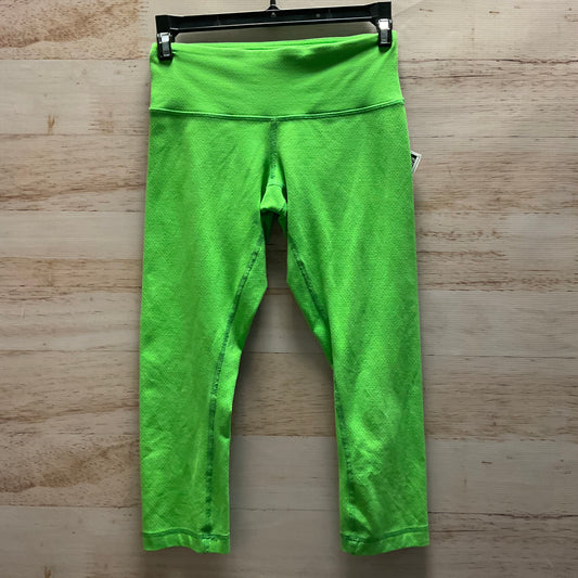 Athletic Capris By Lululemon In Green, Size: 2