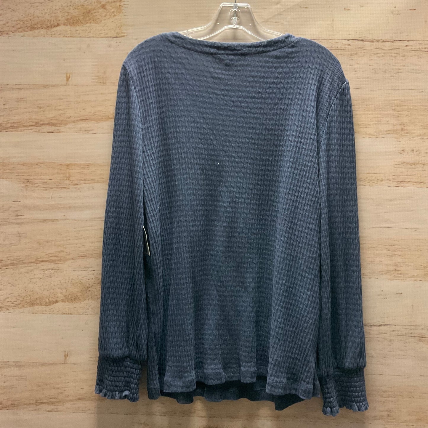 Top Long Sleeve By Loft In Blue, Size: 2x