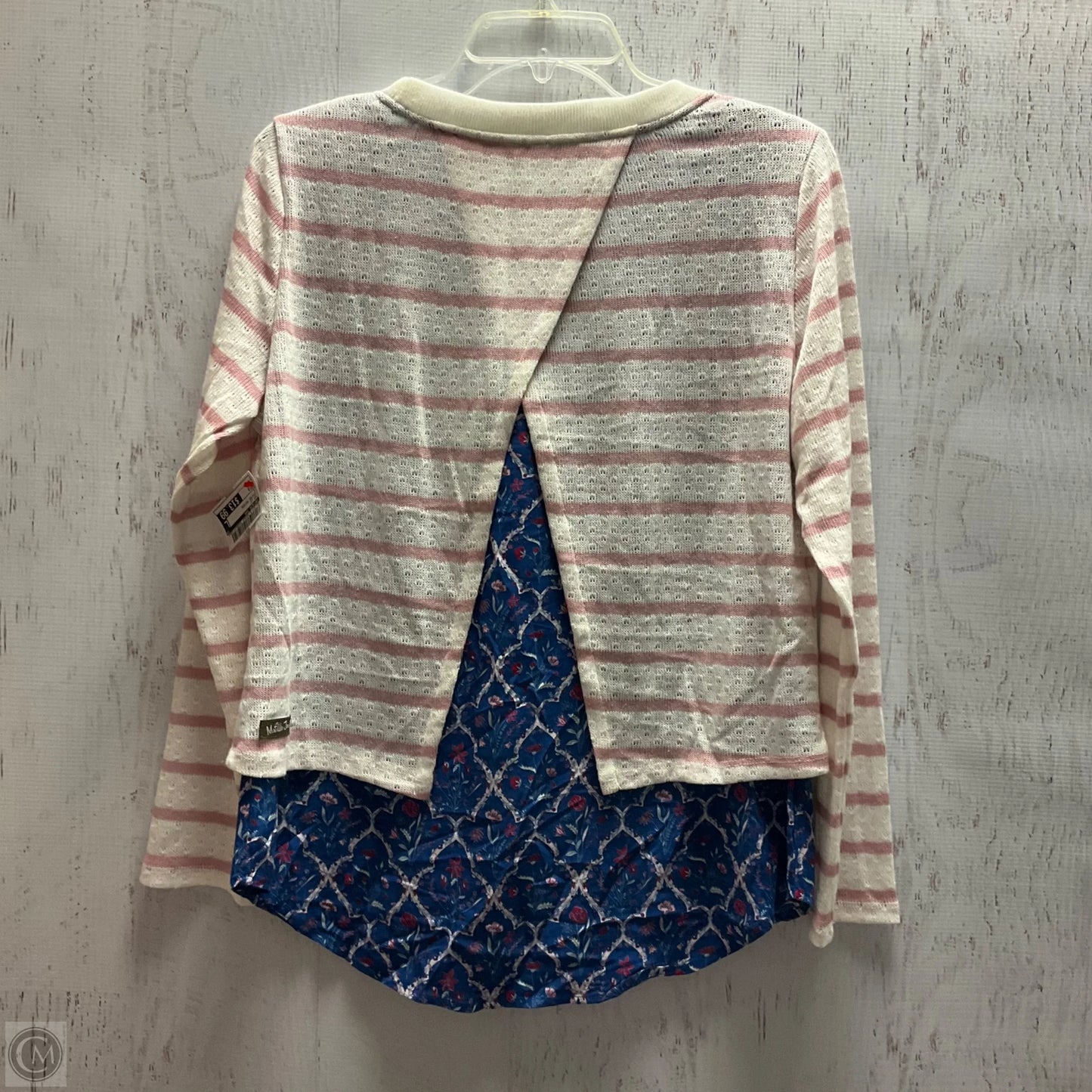 Top Long Sleeve By Matilda Jane In Striped Pattern, Size: S