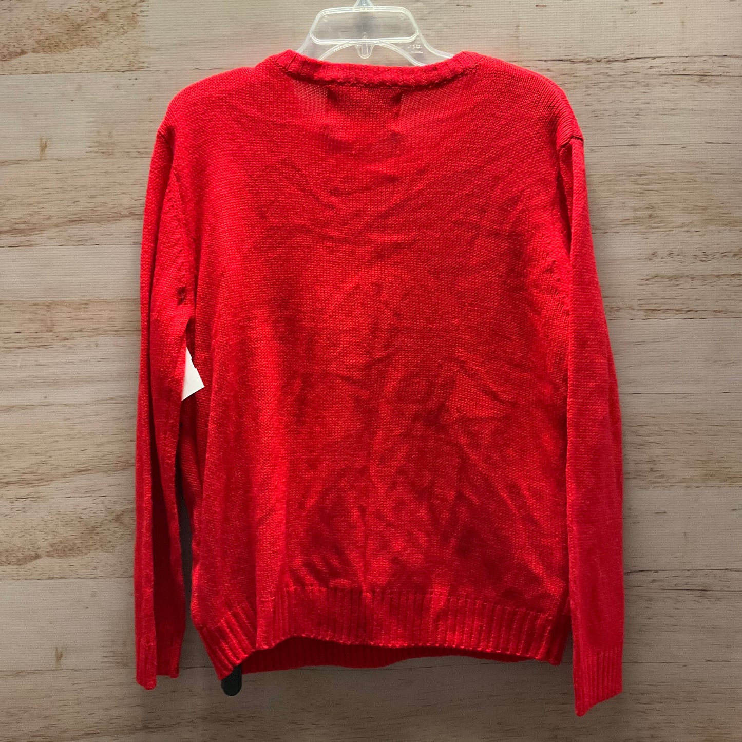 Sweater By Clothes Mentor In Red, Size: M