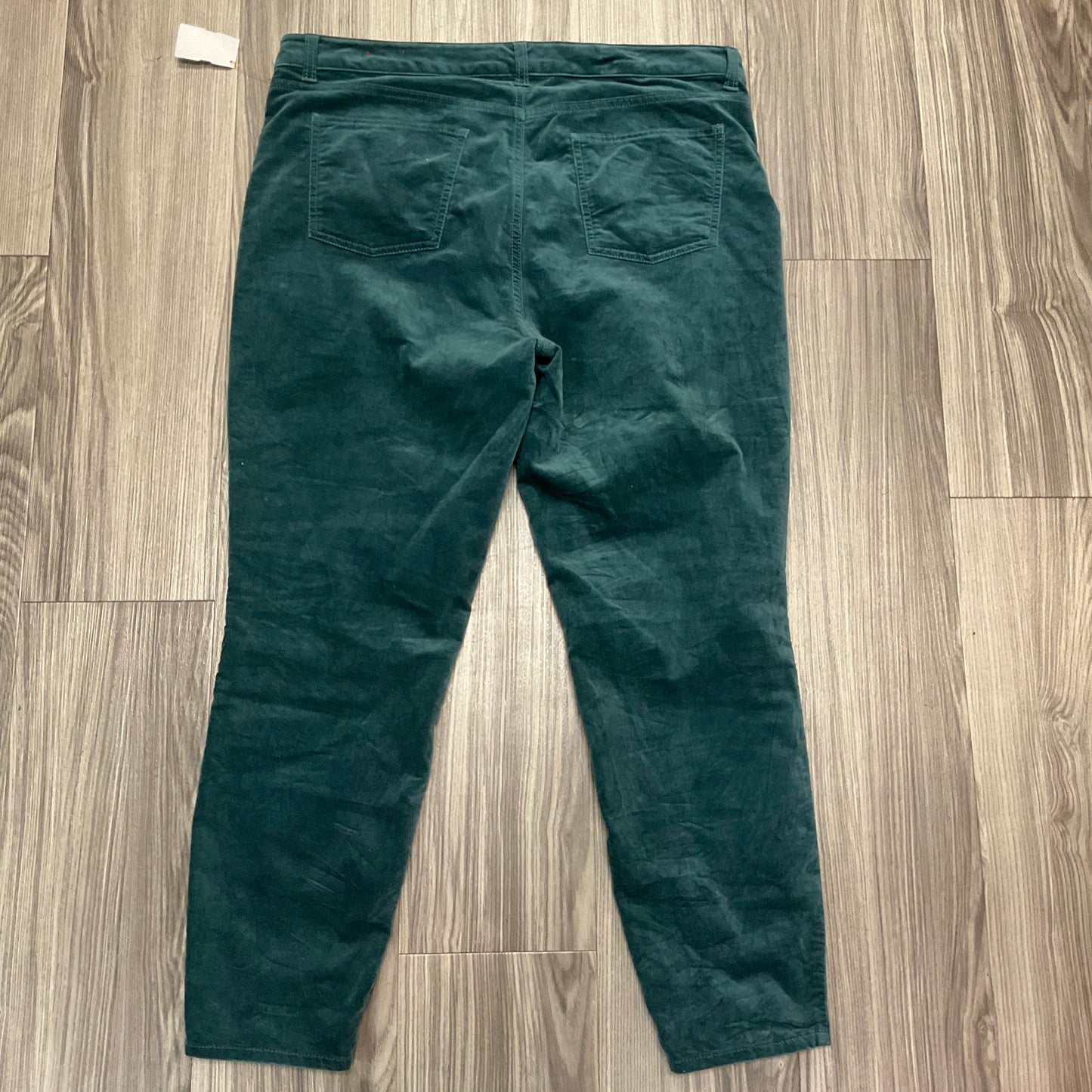 Pants Corduroy By Talbots In Green, Size: 16