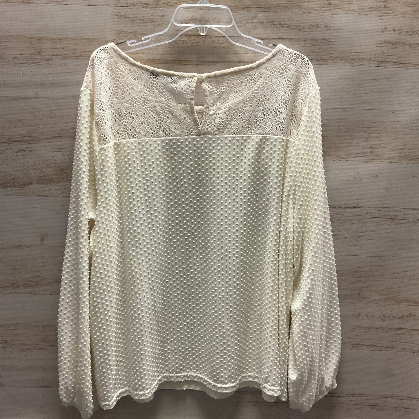 Top Long Sleeve By Zac And Rachel  Size: 3x