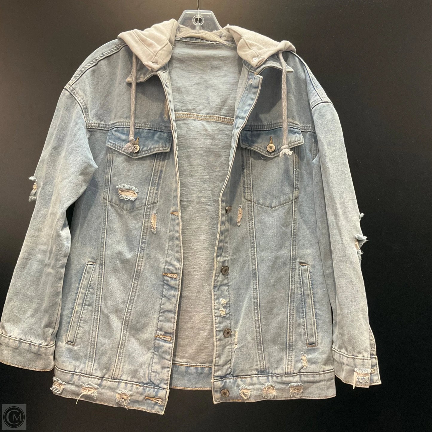 Jacket Denim By Clothes Mentor In Blue Denim, Size: S
