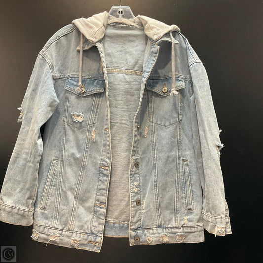 Jacket Denim By Clothes Mentor In Blue Denim, Size: S