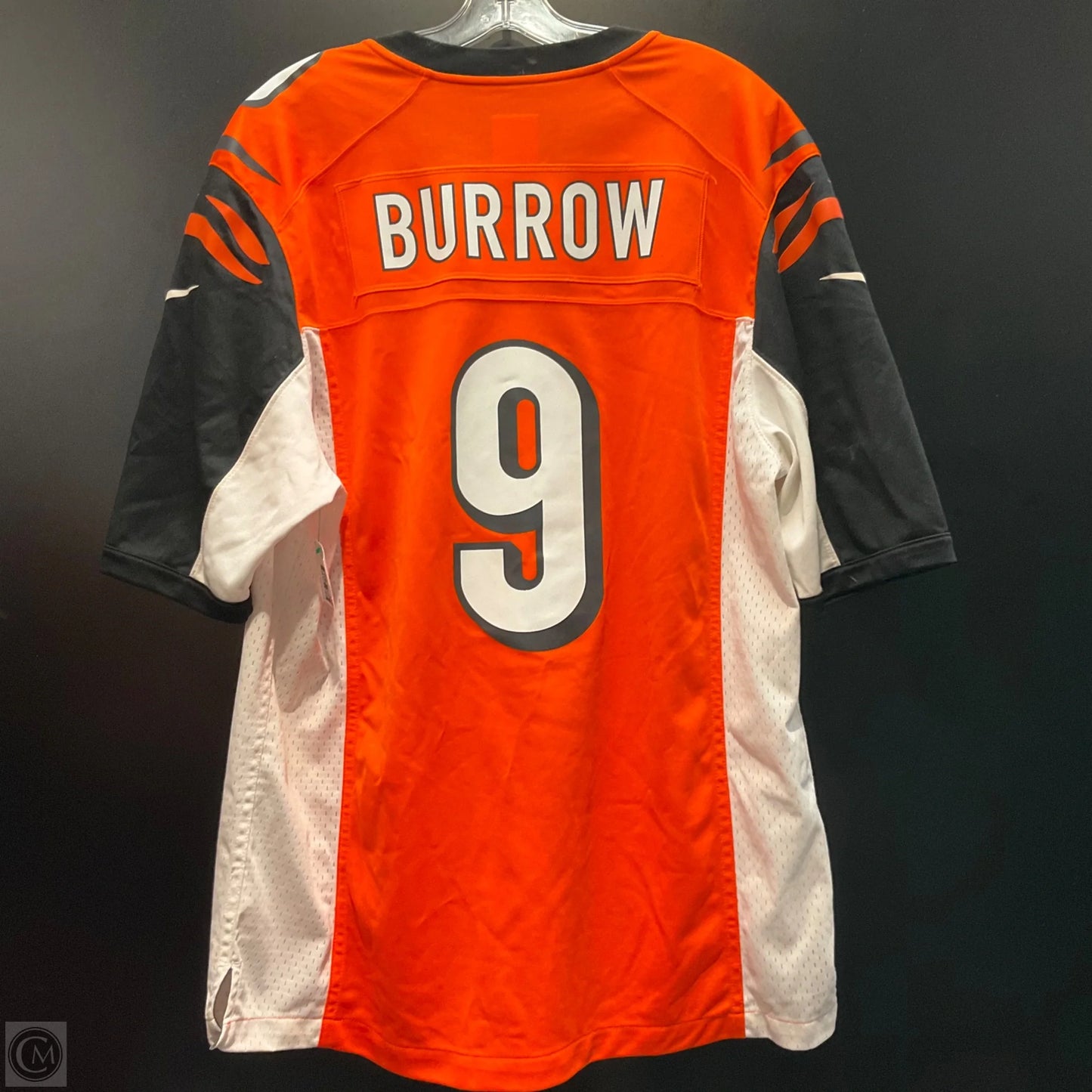Top Short Sleeve By Nike Apparel In Orange & White, Size: 2x