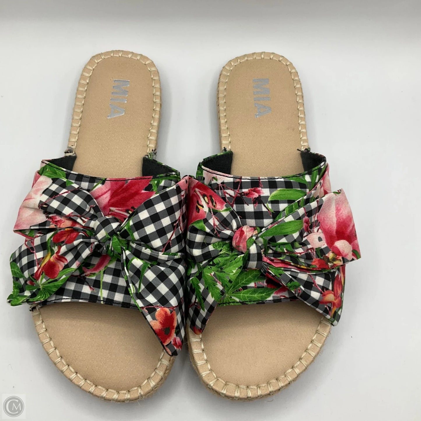 Sandals Flats By Mia In Floral, Size: 8.5