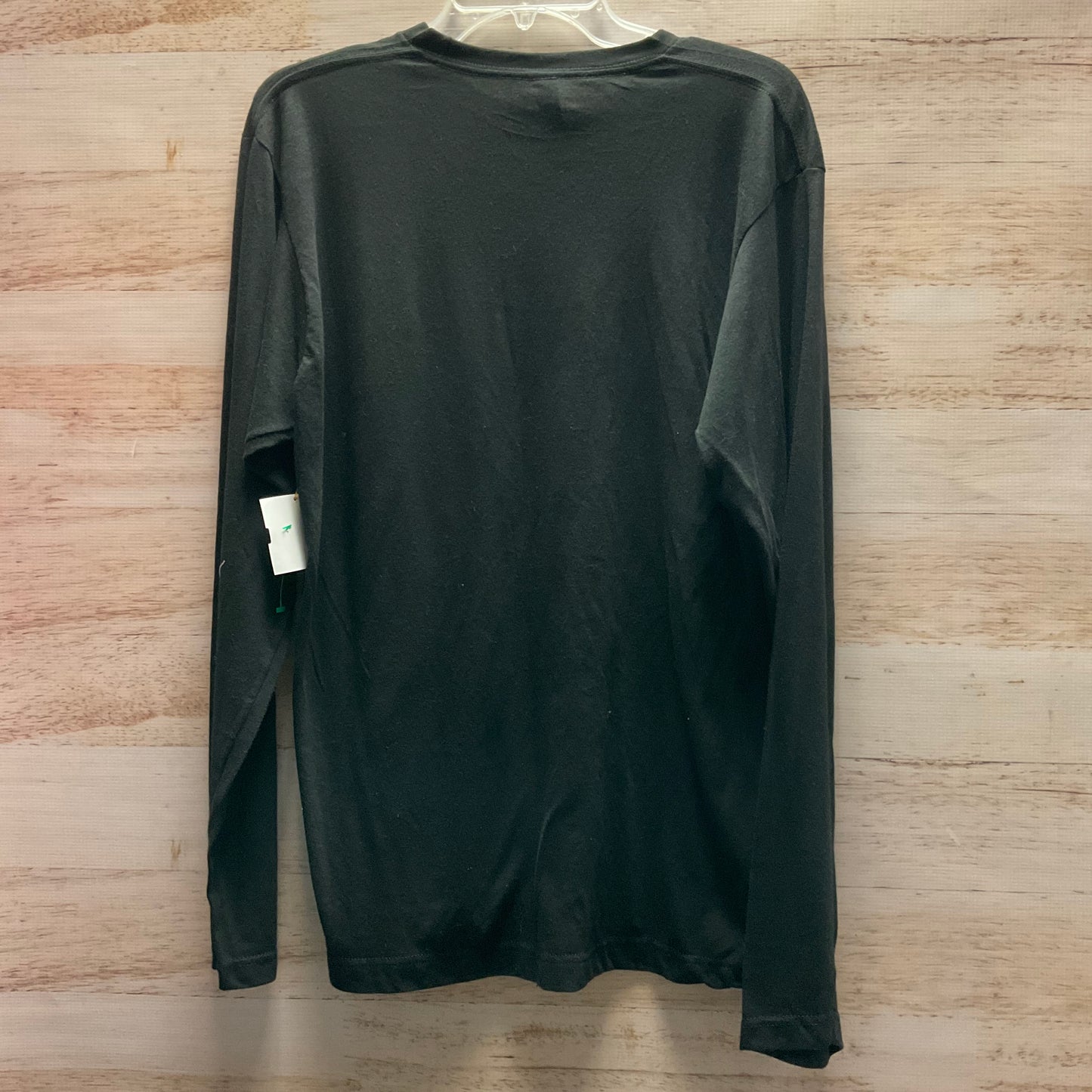 Top Long Sleeve By Tultex In Black, Size: L