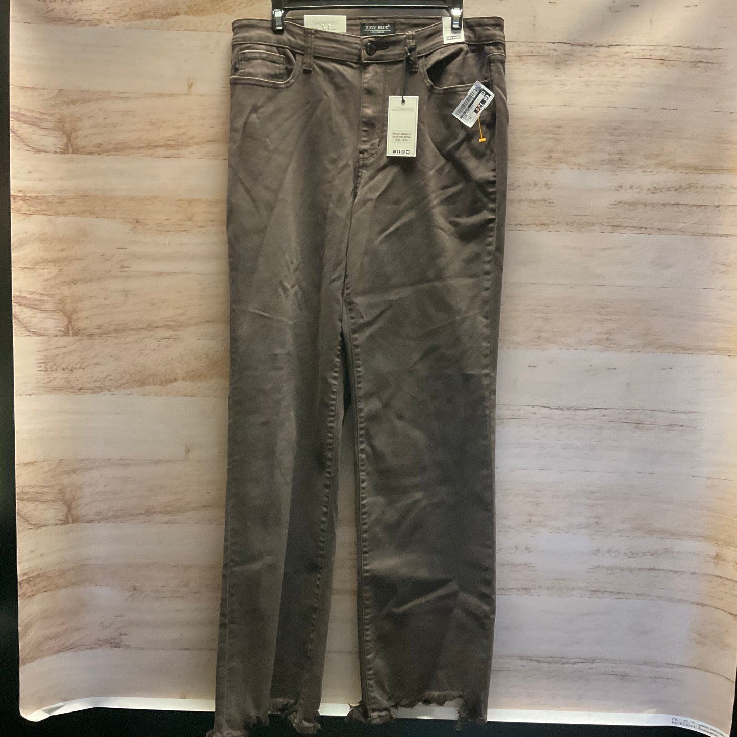 Jeans Straight By Judy Blue In Brown, Size: 12