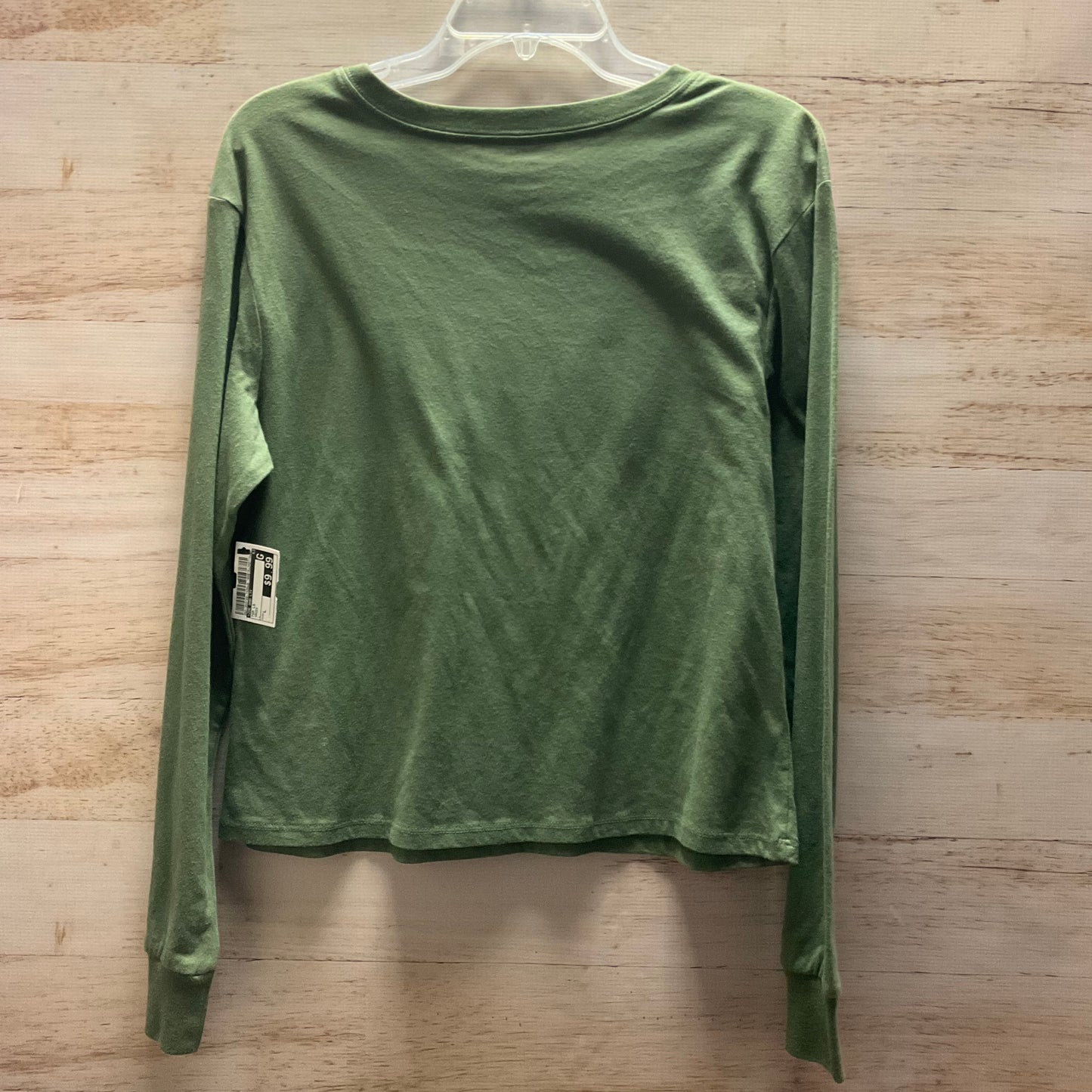 Top Long Sleeve By Zoe And Liv In Green, Size: L