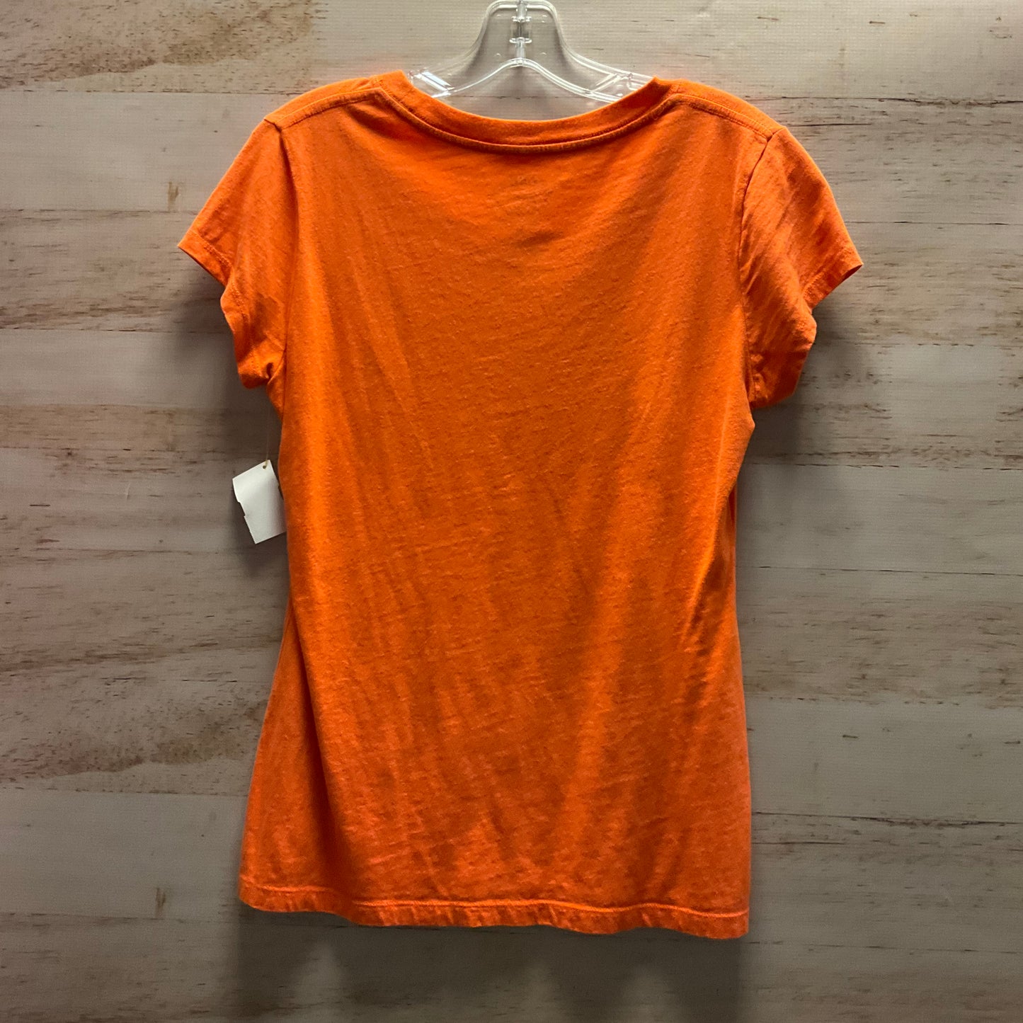 Top Short Sleeve By Clothes Mentor In Orange, Size: L