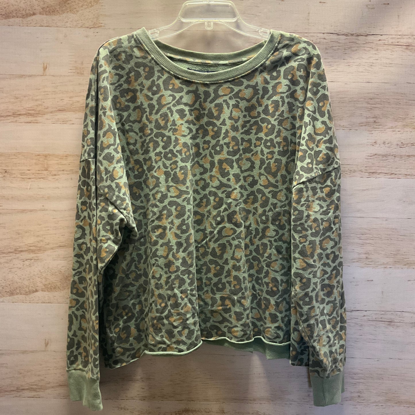 Sweatshirt Crewneck By Clothes Mentor In Animal Print, Size: 3x