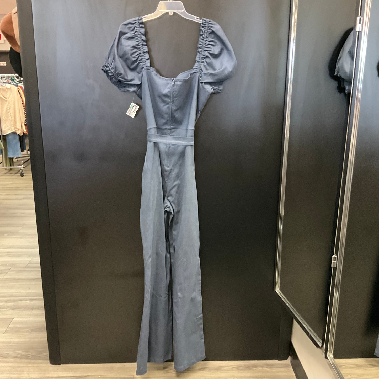 Jumpsuit By Clothes Mentor In Blue Denim, Size: Xl