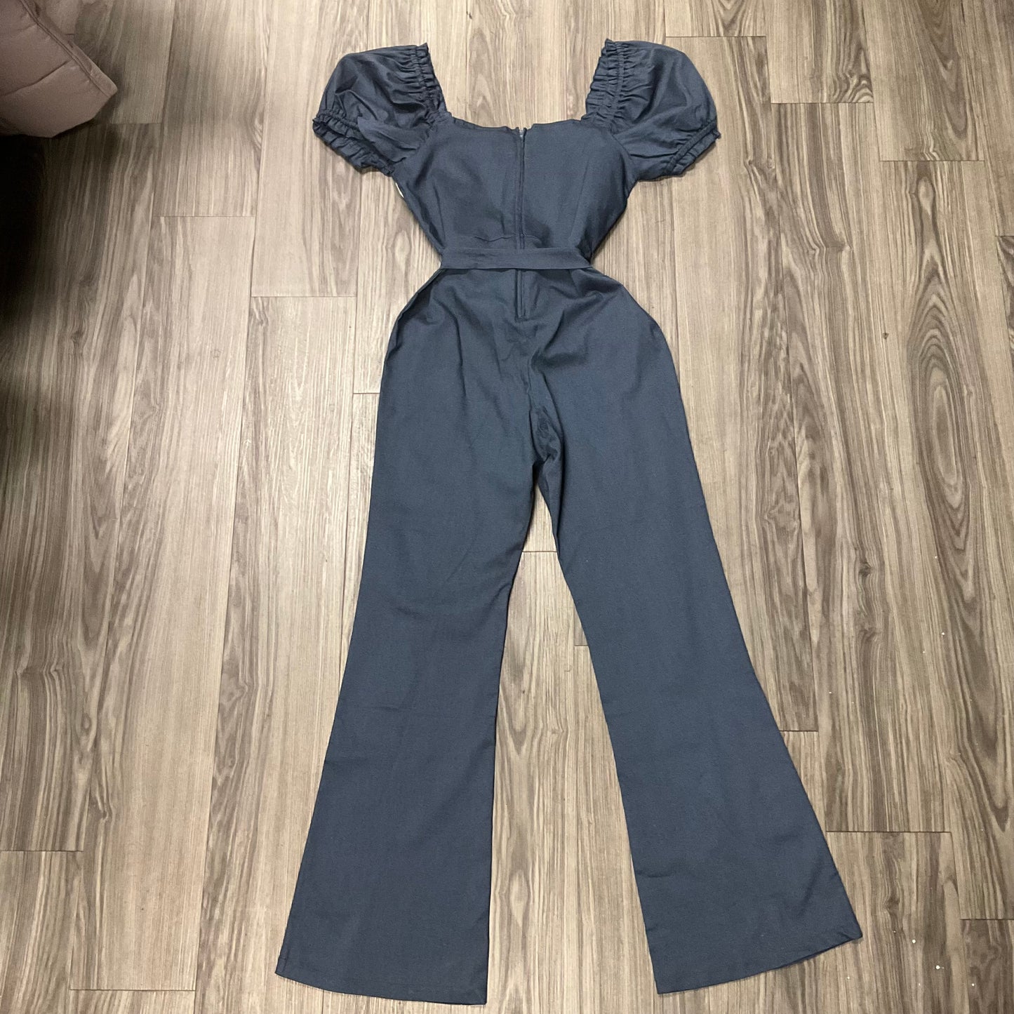 Jumpsuit By Clothes Mentor In Blue Denim, Size: Xl