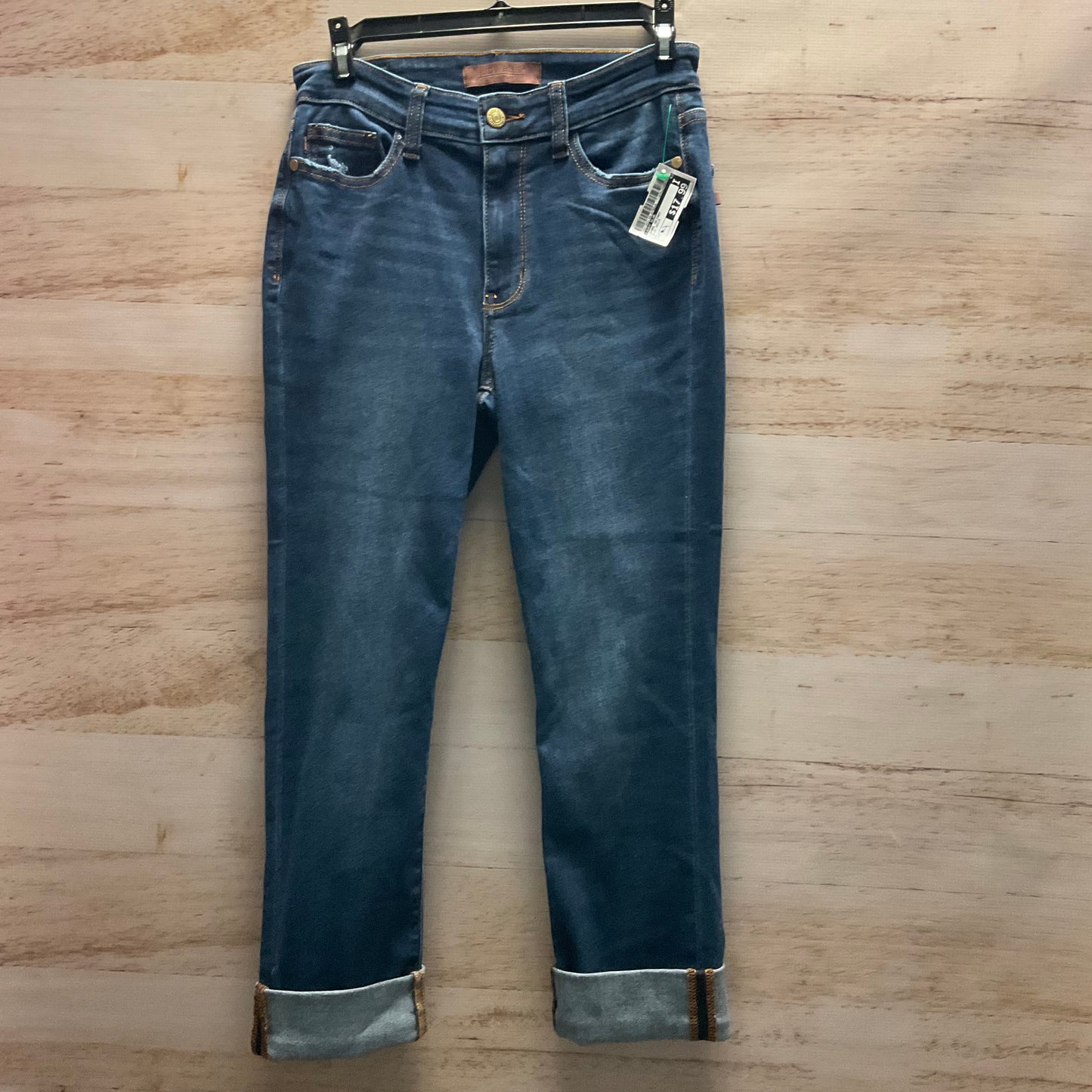 Jeans Skinny By Judy Blue In Blue Denim, Size: 4